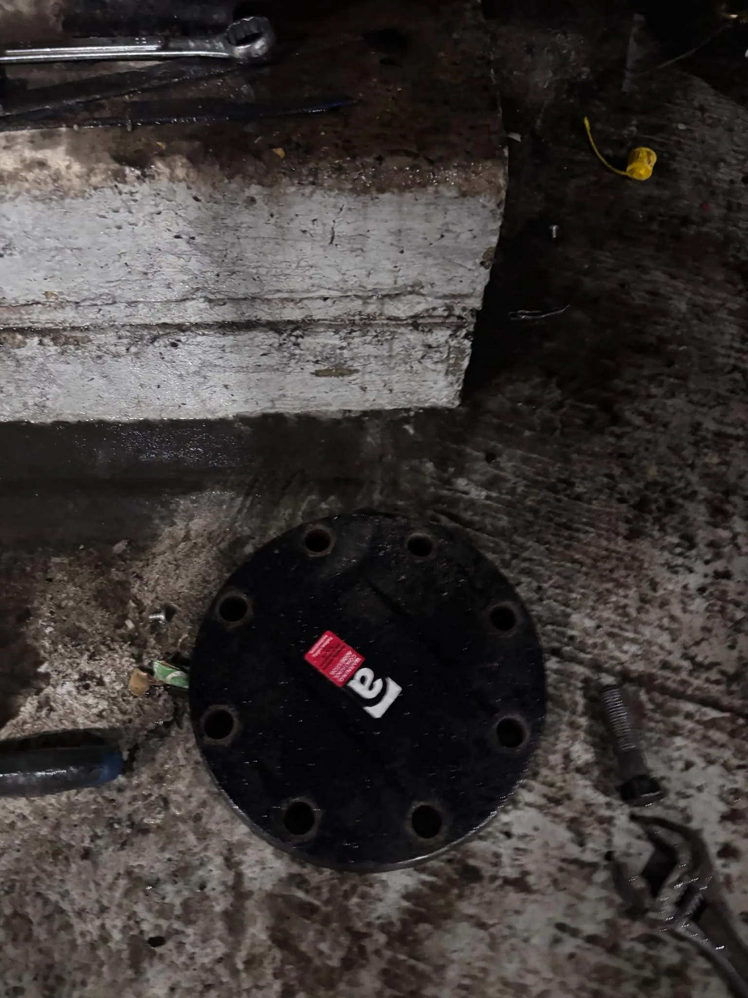 Artex scraping from a concrete ceiling during Stockwell refurbishment